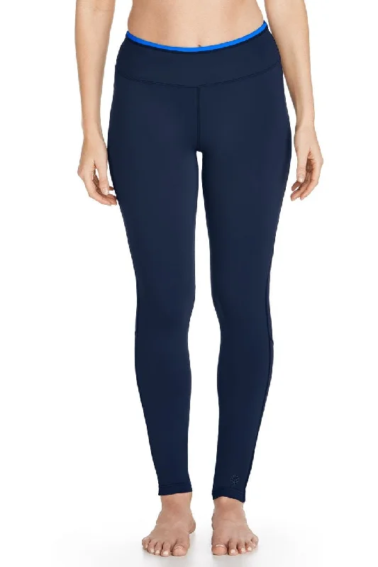 Women's Fashionable Attire For Work Luxury Fashion Women's Santa Cruz Swim Leggings | Navy