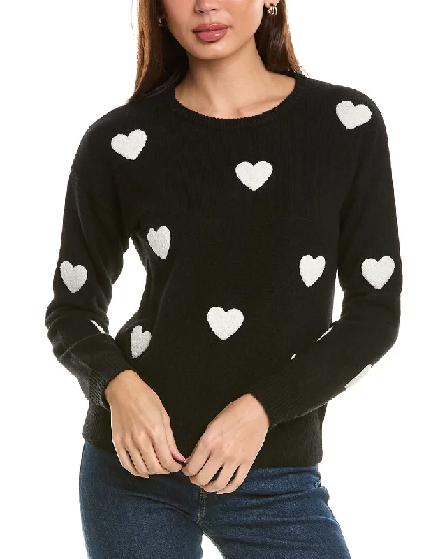 Women's Professional Clothes Comfort First Women's Fashion philosophy Heart Patch Cashmere Sweater