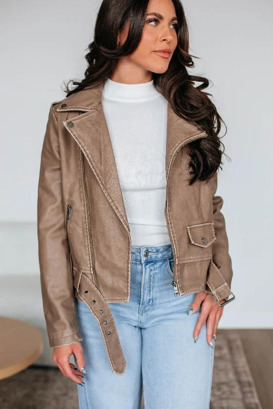 Fashion Clearance Sale – Grab The Best Deals Today Knox Leather Jacket - Khaki