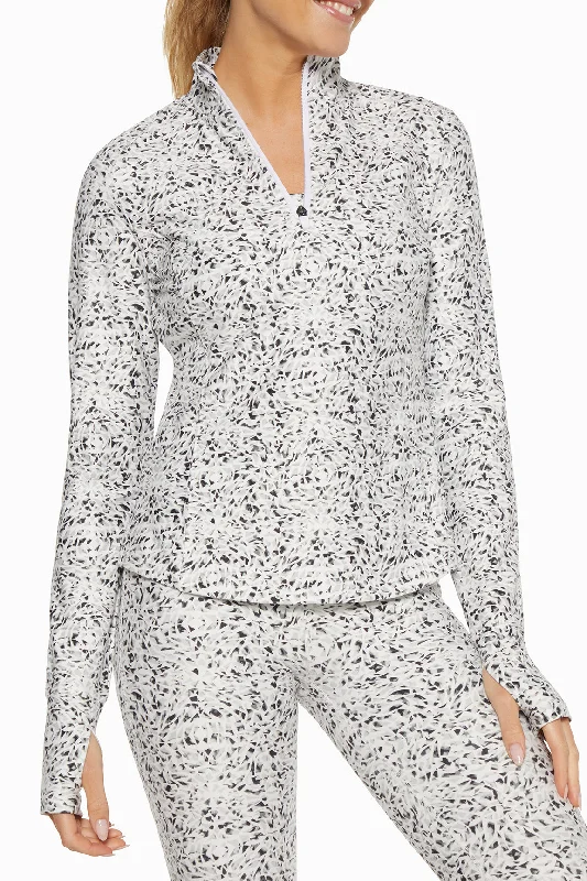 Women's Stylish Professional Apparel Signature Style Essentials Lila 1/4 Zip Pullover