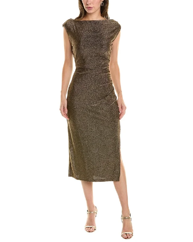 Women's Vintage-Inspired Clothing Women's Fashion Essentials Anne Klein Lurex Midi Dress